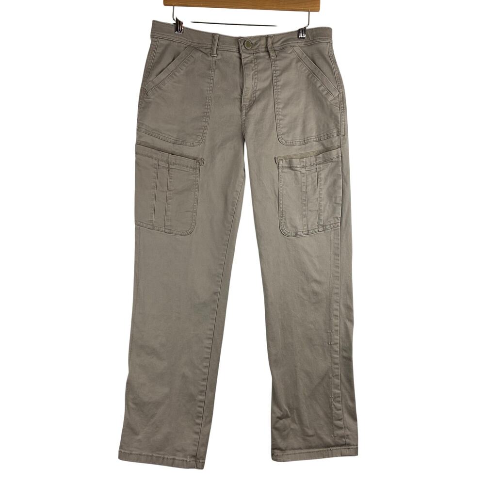 Democracy Ab Technology Cargo Pants Women's 10 Khaki Utility Gorp Outdoor Cotton